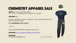 Chemistry Apparel Sale Sept 17 – Oct 9