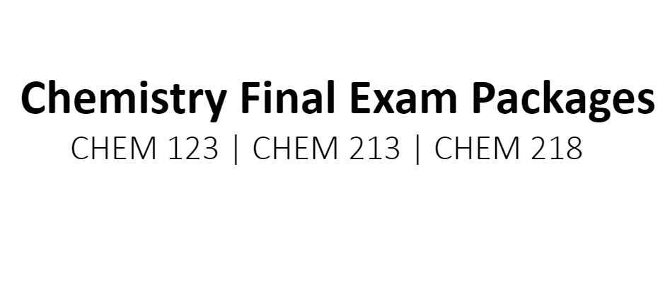 Term 2 Exam Packs | Undergraduate Chemistry Society